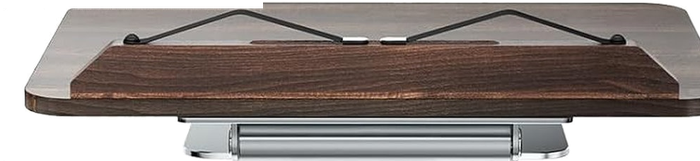 The shtender folded flat